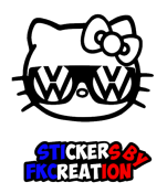 sticker hello kitty volkswagen