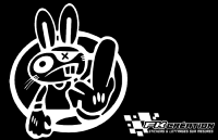 Sticker Lapin Fuck JDM