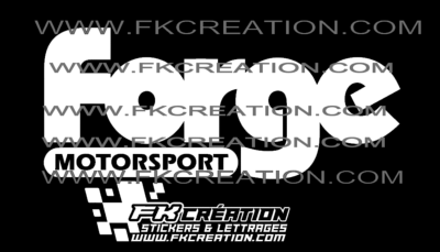 Sticker forge motorsport