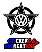 Sticker Etoile vw