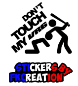 Sticker Don't touch my vr6